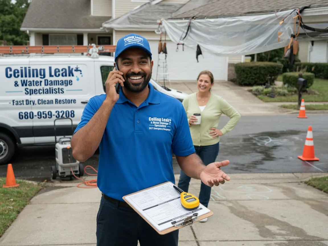 Ceiling Leak Cleanup Upper Sandusky, OH FAQs